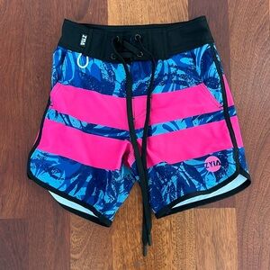 NWOT ZYIA Blinky Beach Board Shorts XS (4-5)